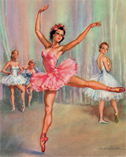 Vintage prints of Ballet, Dance, Music, Arts